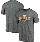 Men's Los Angeles Lakers Gray 2020 NBA Finals Champions Charge Tri Blend T-Shirt,baseball caps,new era cap wholesale,wholesale hats